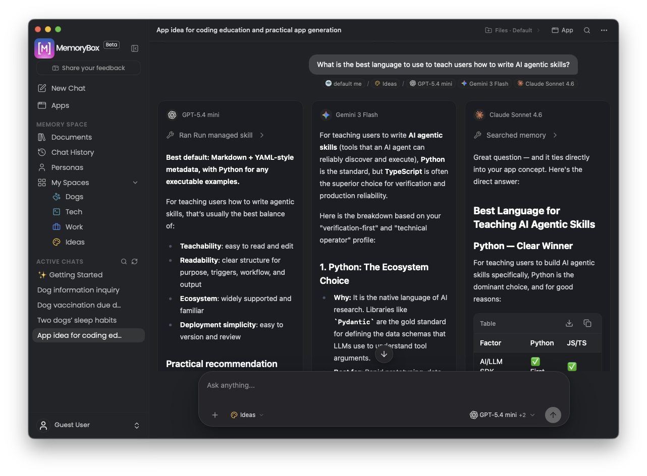 Multi-Model Workflow